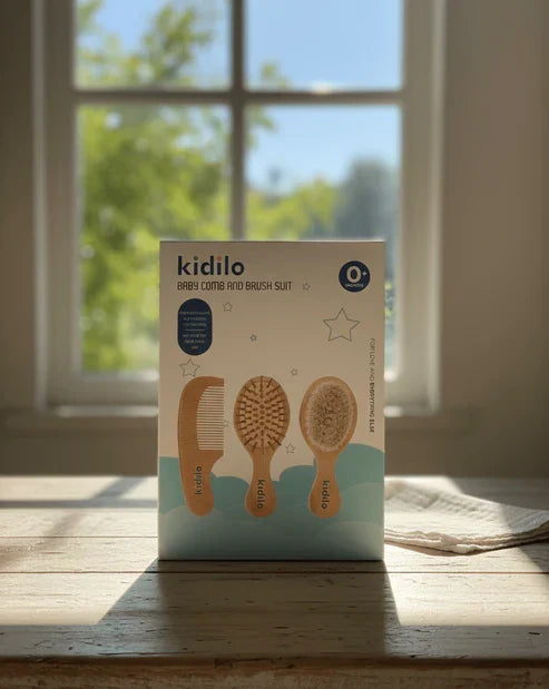 Kidilo – Baby Brush & Comb Set