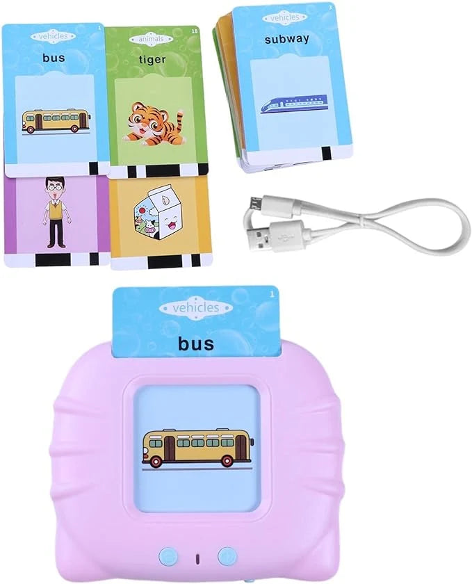 Kids Talking Flash Cards – 112 Educational Learning Cards with Sound
