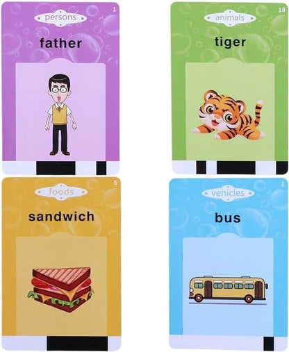 Kids Talking Flash Cards – 112 Educational Learning Cards with Sound