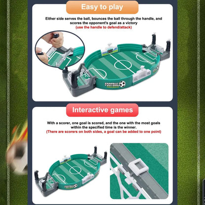 Mini Football Table Game – Portable 2-Player Foosball Table