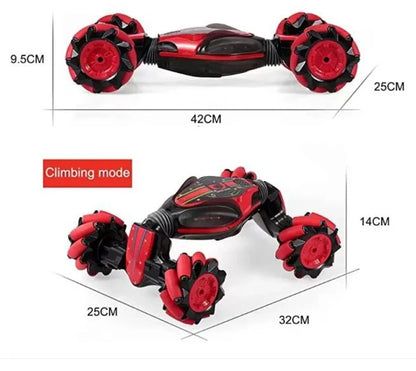 RC Stunt Car with Control Watch – Radio Controlled Toy for Kids 6+