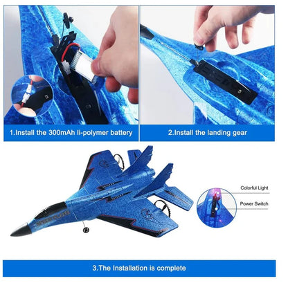 Remote Control Airplane – 2.4GHz RC Plane with Gyro Stabilization