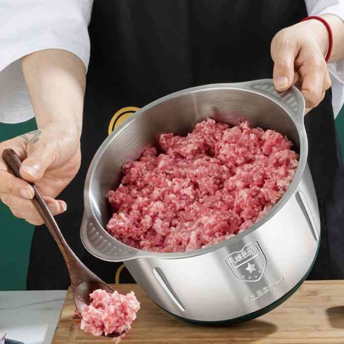 Stainless Steel Food Chopper – Multi-Purpose Manual Meat & Vegetable Chopper