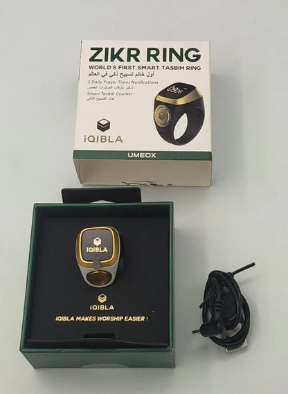 Zikr Ring – Smart Tasbeeh Counter with OLED Display & Prayer Alerts