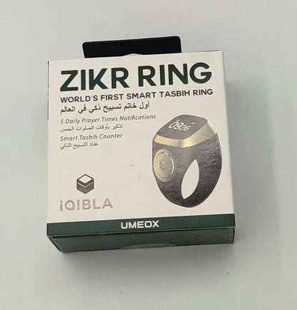 Zikr Ring – Smart Tasbeeh Counter with OLED Display & Prayer Alerts